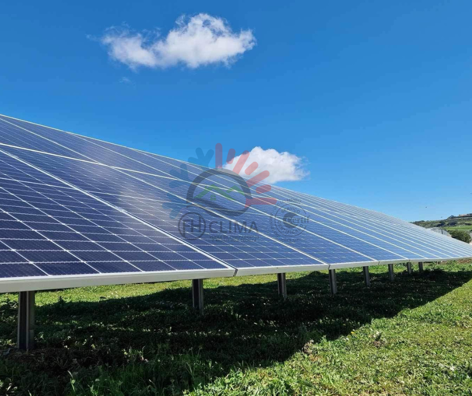 Painéis solares para produção de energia